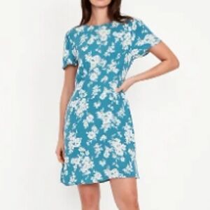 Old Navy Printed Crepe Mini Dress Large NWT